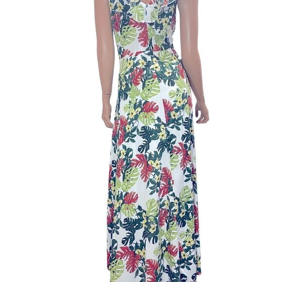 #14 NWOT IBISS Brand Tropical Splitlevel Dress Size Small - Picture 10 of 11